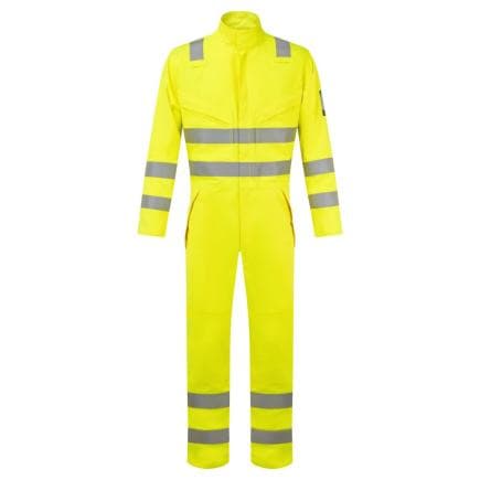 PORTWEST FR528YERL - Combinaison Modaflame Multirisques HV, Jaune