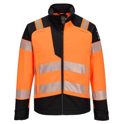 PORTWEST FR718OBRL - Softshell multirisques HV PW3, Orange/Noir
