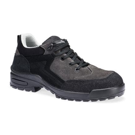 PORTWEST FT73BGY43 - Chaussure cuir suédé acier S3L CI FO SR, Noir/Gris