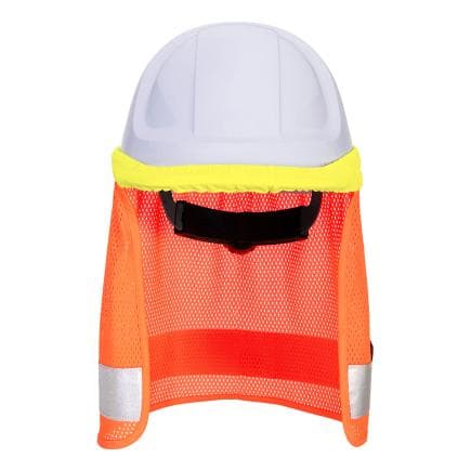 PORTWEST HA17ORR - Saharienne HV pour casque, Orange