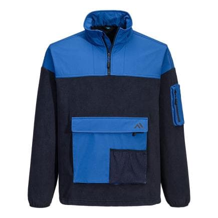 PORTWEST KX378DQRL - Polaire KX3 1/4 zip, Marine Blu foncée / Quartz
