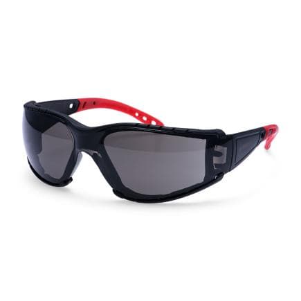 PORTWEST PB32SKR - Lunettes de sécurité Wrap Around Pro, Fumé