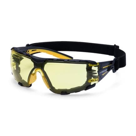 PORTWEST PS28AMR - Lunettes de sécurité sangle Tech Look Lite KN, Ambre