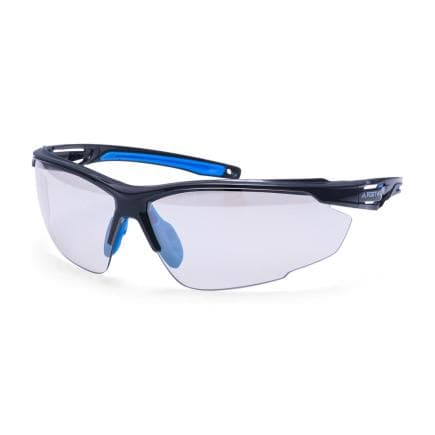 PORTWEST PS37MIR - Lunettes de sécurité anthracite, Miroir clair (usage intérieur/extérieur)