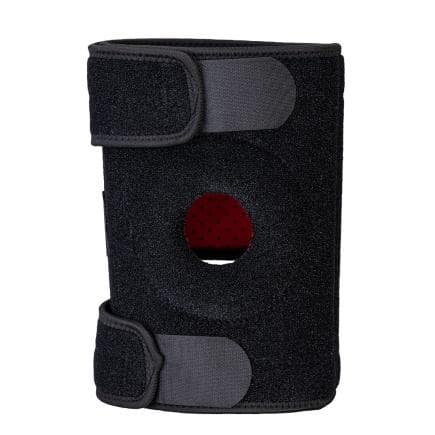 PORTWEST PW84BKR - Genouillère à rotule ouverte, Noir