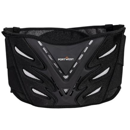 PORTWEST PW87BKRL/XL - Ceinture de support stabilisatrice, noire
