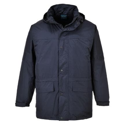 PORTWEST S523NVRM - Parka Oban doublée polaire, Marine Blu