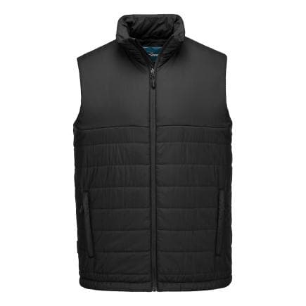 PORTWEST S606BKRXL - Bodywarmer professionnel à baffles isolées, Noir