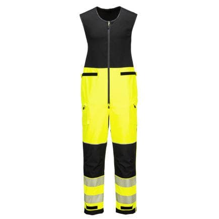 PORTWEST T150YBRXL - Salopette imperméable HV PW3 (3L), Jaune/Noir