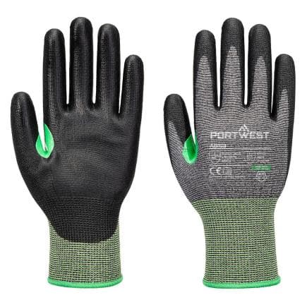 PORTWEST A638G8RXL - Gant anti-coupures CS C15 PU, Gris/Noir