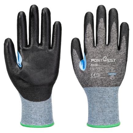 PORTWEST A642G8RXXL - Gant anti-coupures CS D18 PU, Gris/Noir
