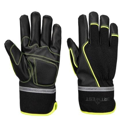 PORTWEST A753K8RXL - Gant mécanique imperméable froid 450 PU, noir