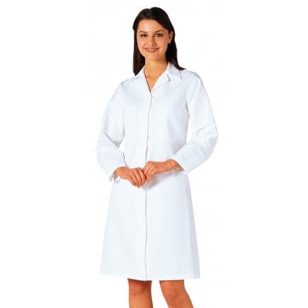 PORTWEST 2205WHRM - Blouse femme agroalimentaire, 1 poche, blanc
