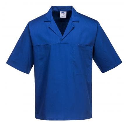 PORTWEST 2209RBRXL - Tunique manches courtes, bleu royal