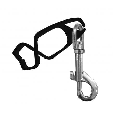 PORTWEST A001BKR - Clip pour gant, noir