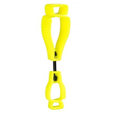 PORTWEST A002YER - Clip pour gant sans métal, jaune