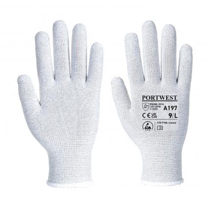 PORTWEST A197GRRM - Gant antistatique, gris (lot multiple)