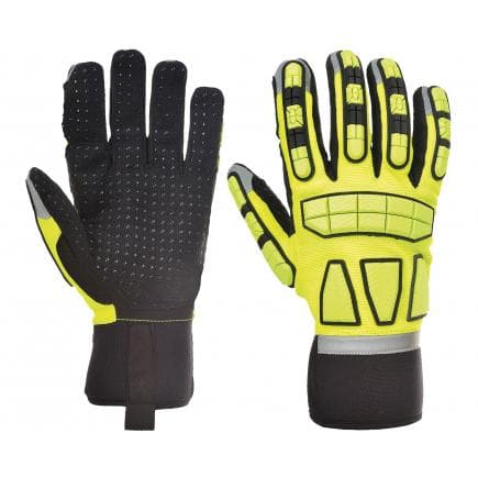 PORTWEST A724YERXL - Gant Safety impact non doublé, jaune