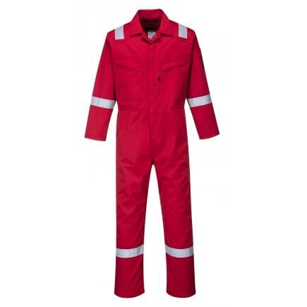 PORTWEST AF50RER44 - Combinaison Araflame Platinium, rouge