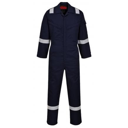 PORTWEST AF73NAR40 - Combinaison Araflame Silver, marine