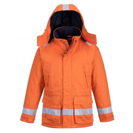 PORTWEST AF82ORRXXL - Parka matelassée Araflame, orange