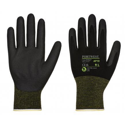 PORTWEST AP10K8RXL - NPR15 gants bambou mousse de nitrile-paquet de 12 paires