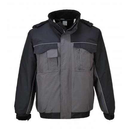 PORTWEST S561BYRM - Blouson rs bicolore, noir/gris