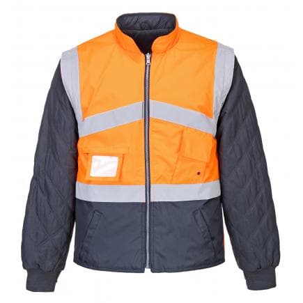 PORTWEST S769ONRL - Gilet Hi-Vis bicolore reversible, orange/marine