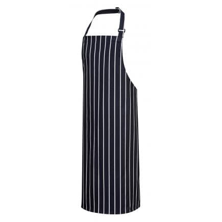 PORTWEST S839NWR - Tablier à bavette butcher, marine/blanc