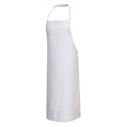 PORTWEST S840WHR - Tablier à bavette coton, blanc