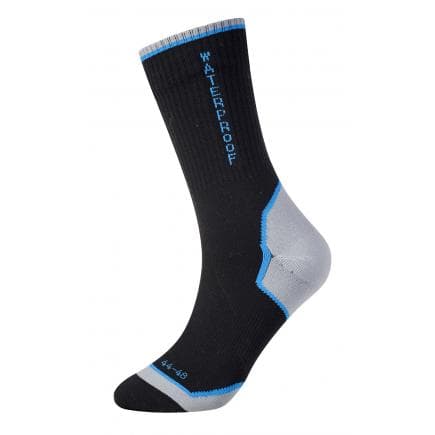 PORTWEST SK23BKR39-43 - Chaussettes imperméables, noir