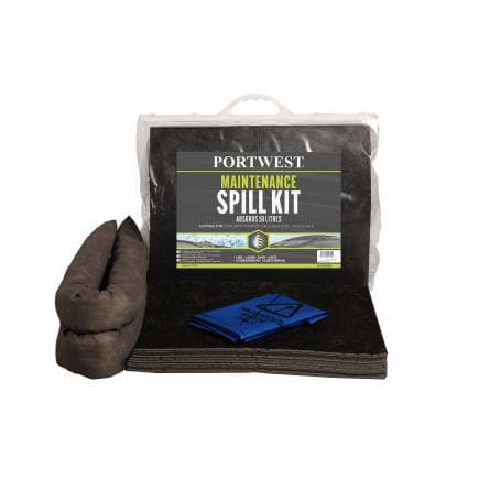 PORTWEST SM30GRR - Kit absorbant de maintenance 20 litres, gris