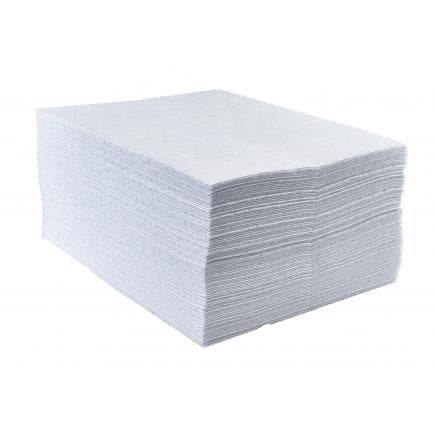 PORTWEST SM50WHR - Tapis absorbant pour hydrocarbures uniquement, blanc