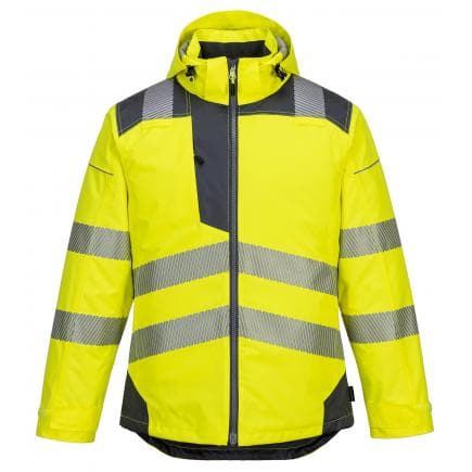 PORTWEST T400YGYXL - Parka HV PW3, jaune/gris