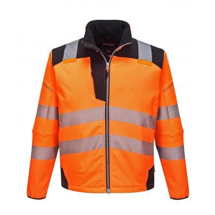 PORTWEST T402OBRL - Softshell haute-visibilité PW3, orange/noir
