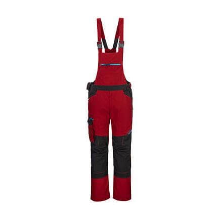 PORTWEST T704DRRXXL - Cotte à bretelles WX3, rouge foncé