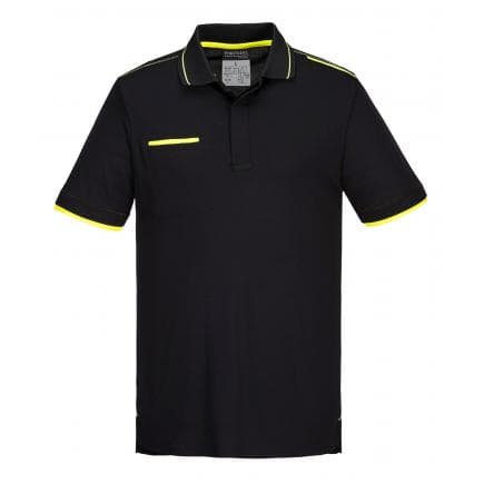 PORTWEST T722BKRXL - Polo WX3 Eco manches courtes, noir