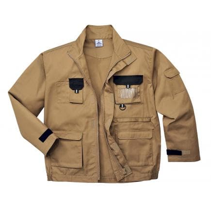 PORTWEST TX10EKRM - Blouson Texo Contrast, kaki epic