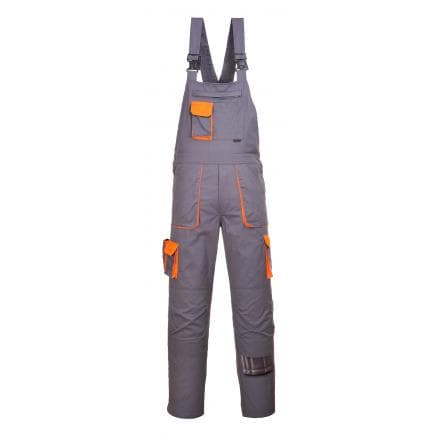 PORTWEST TX12GRTXL - Cotte à bretelles Texo Contrast, gris tall
