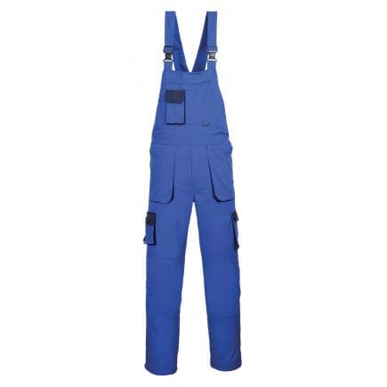 PORTWEST TX12RBTL - Cotte à bretelles Texo Contrast, bleu royal tall