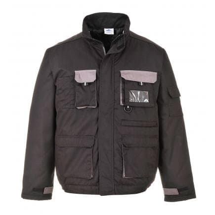 PORTWEST TX18BKRS - Blouson Texo Contrast matelassé, noir