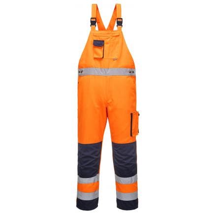 PORTWEST TX52ONRL - Cotte à bretelles HV dijon, orange/marine