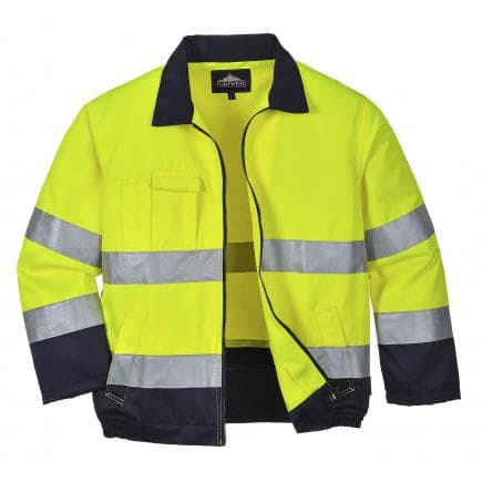 PORTWEST TX70YNRL - Veste Hi-Vis Madrid, jaune/marine