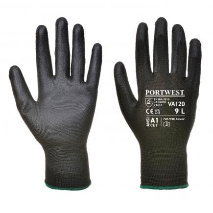 PORTWEST VA120K8RXXL - Gant enduit PU, noir