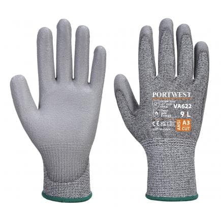 PORTWEST VA622G7RM - Gant MR anti coupure enduit PU, gris