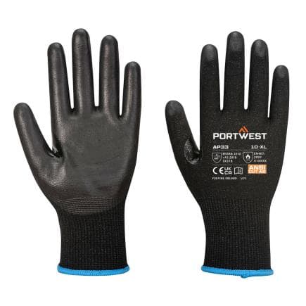 PORTWEST AP33K8RL - LR15 GANT à écran tactile PU PK12 noir