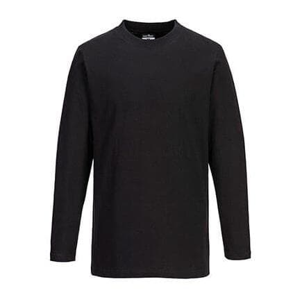 PORTWEST B196BKRL - T-shirt manches longues noir