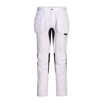 PORTWEST CD883WHR34 - Pantalon extensible WX2 Holster blanc