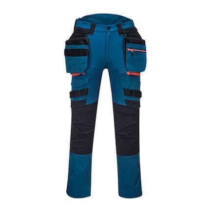 PORTWEST DX452MBR38 - DX4 Pantalon pour femme avec poche extérieure amovible en bleu metro