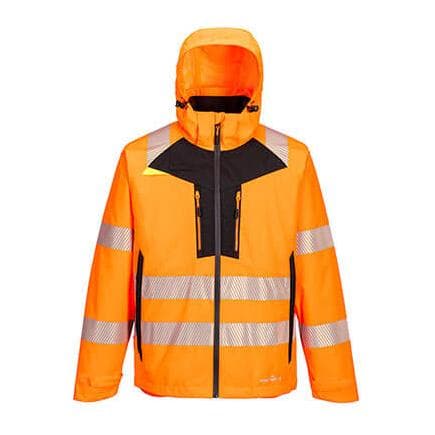 PORTWEST DX466OBRXL - Veste DX4 Hi-Vis 4-en-1 orange/noire